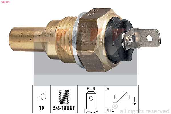 Senzor,temperatura lichid de racire 530 029 KW